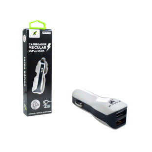 Kit Carregador Veicular 2 USB XC-KT-12
