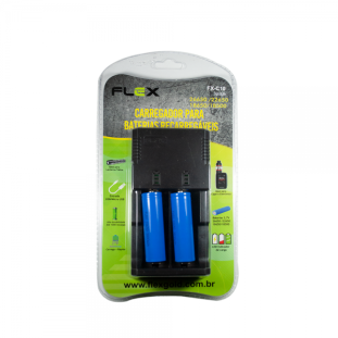 Carregador para Baterias Recarregáveis FX-C10